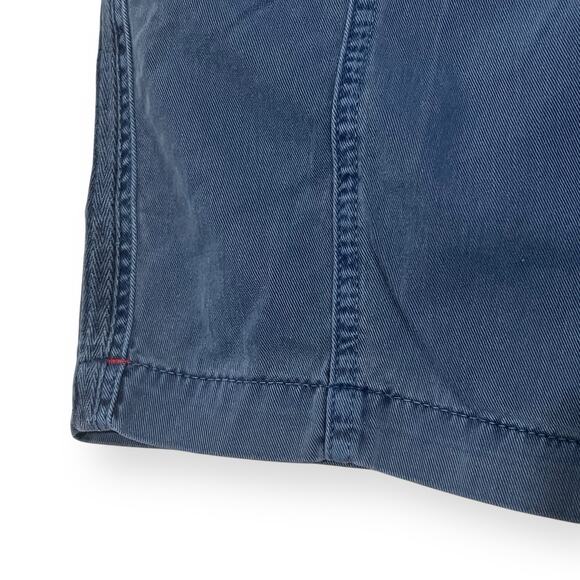 NWT Xirena Wyatt Shorts Sz S High Rise Elastic Waist Drawstring Washed Blue $209 - Picture 9 of 10